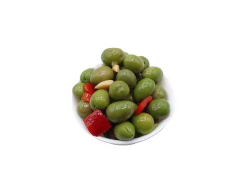 Aceitunas de Campo Real con Ajo — Aliño Tradicional Madrileño | SalazonArte