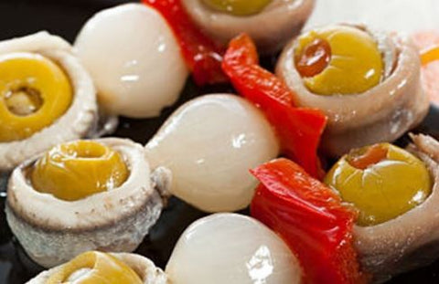 Banderillas de Anchoa y Boquerón